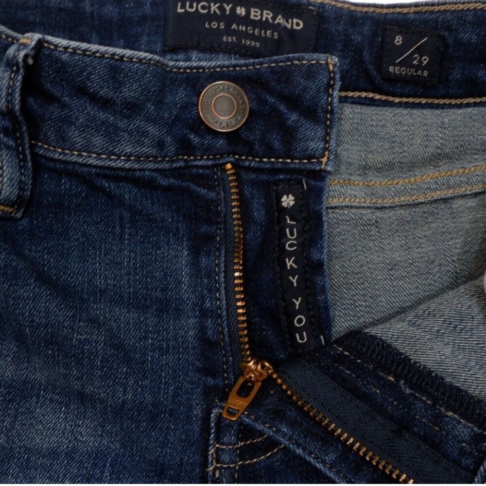 Lucky Brand Lolita Low Rise Skinny Jeans Size 8 Womens Stretch Measure 28 x 26.5 - Picture 9 of 11
